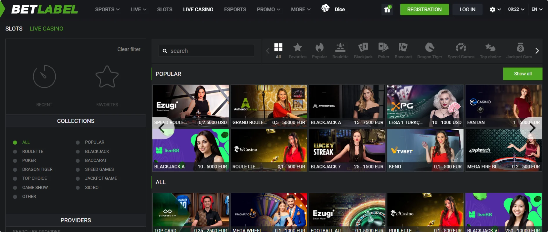 BetLabel Live Dealers BetLabel Live Dealers